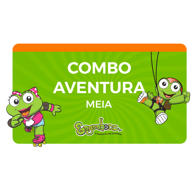 Combo Aventura Meia (Ingresso Conhecer Meia + Pulseira Aventura) - Válido por 3 meses após data da compra