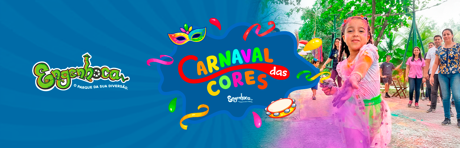 5 Edição do Carnaval das Cores do Engenhoca Parque!